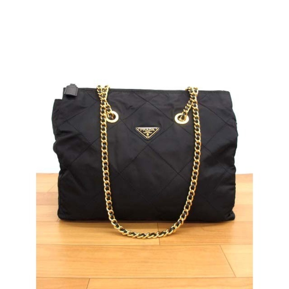 Prada quilted shoulder bag tote